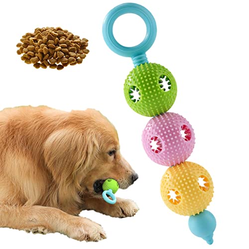 Voiakiu Zahnreinigungsspielzeug | Bissfestes Spielzeug in Kürbisform - Hundekauspielzeug für große mittelgroße kleine Hunde Spielzeug zur Zahnreinigung von Voiakiu