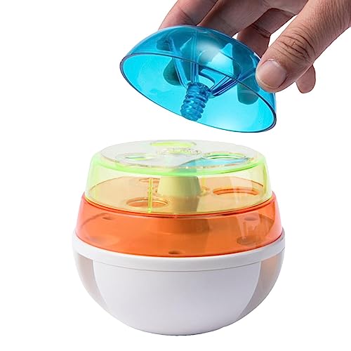 Slow Feeder Toy - Smooth Dog Ball Toy Interactive Treat Dispensing Pet Toy - Fun Dog Ball Toy Smooth Treat Dispensing Pet Toy Interactive Slow Feeder Treat Dispensing Pet Toys von Voihamy