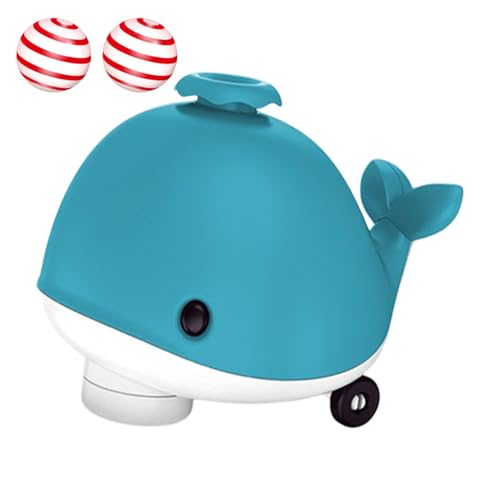 Voihamy Elektrischer schwimmender Ball Katzenspielzeug, Walfloating Ball, Netter Wal -Levitationsball, Haustierbedarf, Kühllüfter, Flexible und Musikfunktion, Blowing -Spiele für Kinder Haustiere von Voihamy