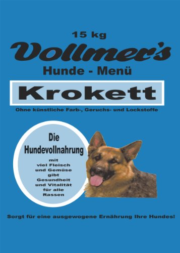 Vollmer's 37063 Hundefutter Krokett 15 kg von Vollmer's