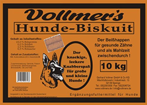 Vollmer's 37140 Hundefutter Biskuit 10 kg von Vollmer's