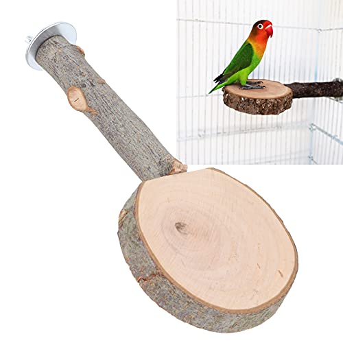 Voluxe Papageienplattform, Holz-Papageienplattform Interaktive Vogelkäfig-Sitzstangen mit Stehplattform für Vogel-Kleintier-Stehplattform(L, Blue) von Voluxe