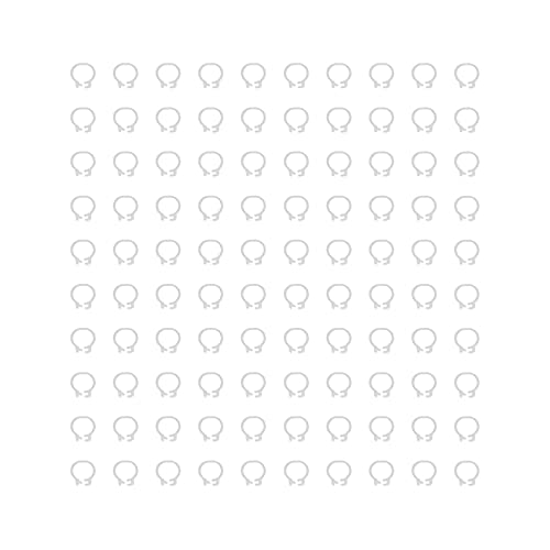 Voluxe Taubenbeinringe, 0,51x0,47x0,20in Taubenfußring zur Identifizierung und Markierung von Tauben(Weiß) von Voluxe