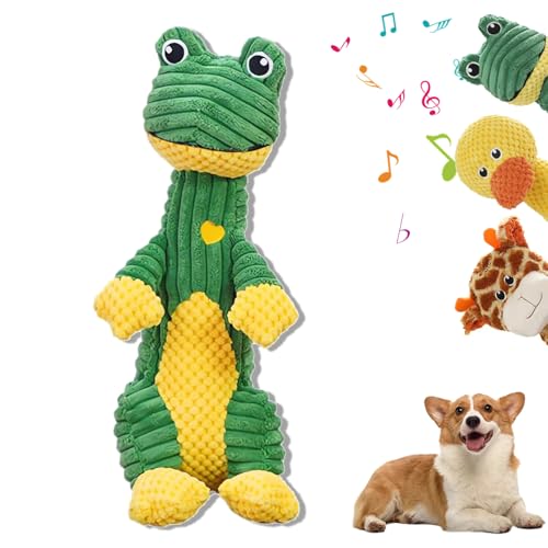 Durachew Dog Toy,Designed for Strong Chewers, Wowpetsmart Invincible Chewanimals Dog Toy, Squeaky Stuffed Plushy Dog Toy (C) von Vopetroy