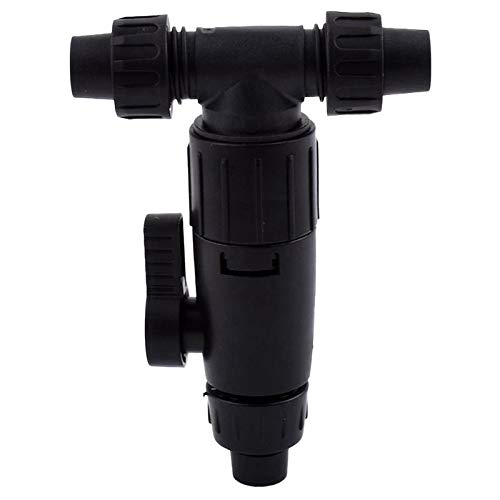 Voragrl Quick Connect T-Ventil Aquarium von Wasserleitung Fisch Tank Quick Release Tee Ventil Garten Bewässerung Armaturen-A von Voragrl