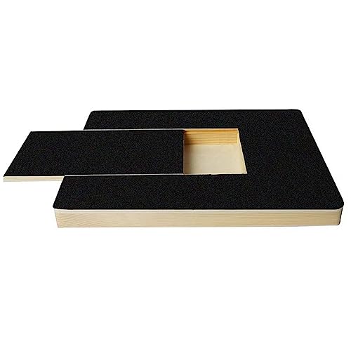 Vorfaove Dog Scratch Board File Trimmer Board Trimming Scratcher Box Emery Sandpaper Fiing Scratchboard Polish Pads von Vorfaove