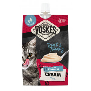 Voskes Cream Thunfisch Katzensnack (90 g) 2 Paletten (30 x 90 g) von Voskes Voeders