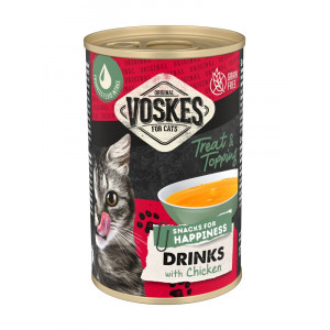 Voskes Drinks mit Huhn Katzensnack (135 ml) 1 Palette (24 x 135 ml) von Voskes