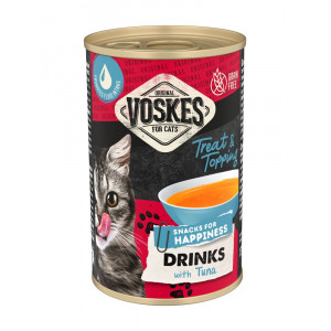 Voskes Drinks mit Thunfisch Katzensnack (135 ml) 1 Palette (24 x 135 ml) von Voskes