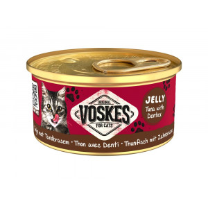 Voskes Jelly Thunfisch mit Zahnbrasse Nassfutter Katze (24x85 g) 1 Palette (24 x 85 g) von Voskes