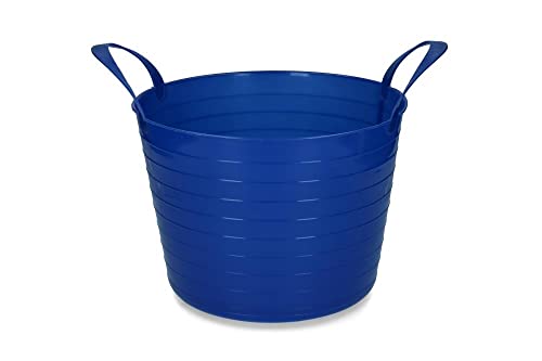 Vplast Pferd Zubehör Bucket V-Trug Flexi Blue 14 L von Vplast