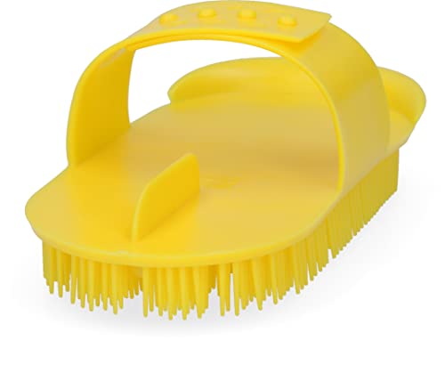 Vplast Pferdebürsten Curry Comb Original Sarvis Yellow 180 x 90 mm von Vplast