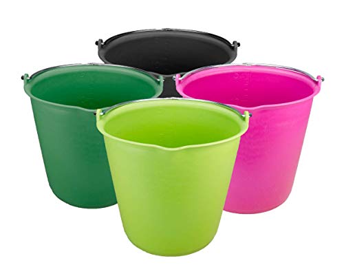 Vplast Zubehör für das Pferd Bucket 15 l mit Pouring Spout Pink von Vplast