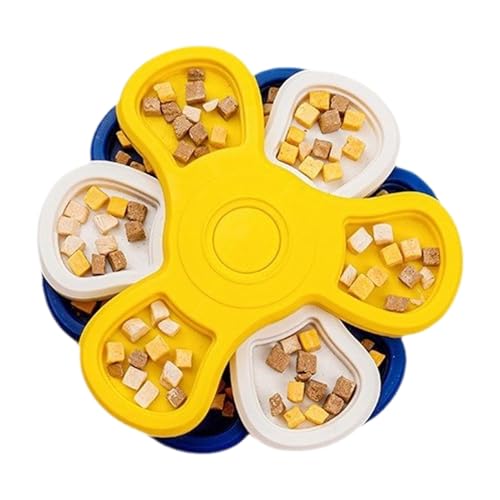 Puppy Puzzle Feeder, Three Layers Eat Slow Puzzles Feeder, Jigsaw Puzzle Stil abnehmbar, Design Dog Bowls, Fun Feeding Solution for Reducing Boredom, Interactive Feeder für Hunde, Hundespielzeug von Vriusi