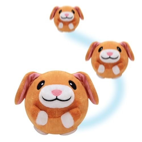 Vriusi Active Moving Pet Plush Toy, Bouncing Ball Talking Pet Plush, Talking Pet Plush Buddy, Interactive Pet Toy, Pet Plush Toy for, Pet Talking Plush Toy, Fun Talking Plush Pet, Vielseitiges von Vriusi