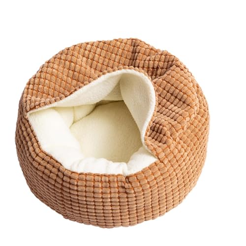 Vriusi Cat Cave Bed, Indoor Kitten Sleep Nest, Comfortable Cat Bed With Blanket, Pet Supplies Sleeping Bed, Non-Slip Indoor Cat Bed, Soft and Washable Pet Resting Bed for Small and Medium Pet von Vriusi