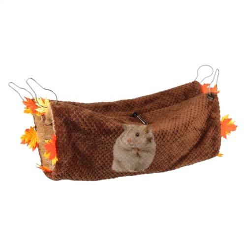 Vriusi Hamster-Hammock für Käfig, dreieckiger Käfig, Käfig, Zubehör, Hamster-Tunnel, Katzen-Hammock für Käfig, gemütliches Bett, kleines Tierkäfig, Zubehör für Haustiere von Vriusi