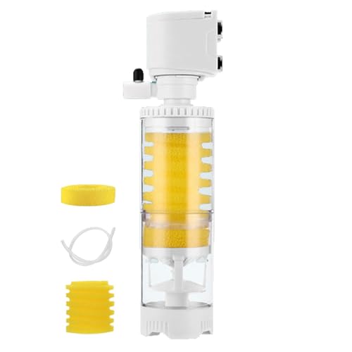 Vriusi Interner Aquariumfilter für Schildkröten, Aquariumfilter, effizient, reinigt Wasser, Schwammfilter für Aquarium-Filtration, Sauerstoffversorgung Vriusi Interner Aquariumfilter für Schildkröten, Aquariumfilter, effizient, reinigt Wasser, Schwammfilter für Aquarium-Filtration, Sauerstoffversorgung von Vriusi