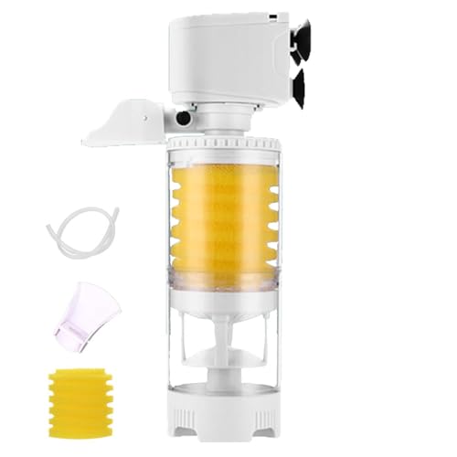 Vriusi Verstellbarer interner Aquariumfilter, effiziente verbesserte Sauerstoffversorgung, Aquariumfilter – reinigt Wasserschwammfilter für Aquarium-Filtration, Sauerstoffversorgung Vriusi Verstellbarer interner Aquariumfilter, effiziente verbesserte Sauerstoffversorgung, Aquariumfilter – reinigt Wasserschwammfilter für Aquarium-Filtration, Sauerstoffversorgung von Vriusi