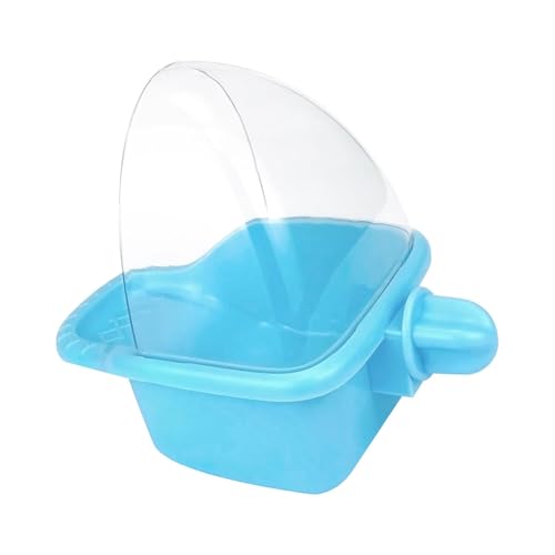 Vriusi Vogelbad für Sittichkäfig, transparentes Vogelbad für Käfig, Badewanne für Papageien - Badewürfel für Vögel zum Aufhängen, Badewanne für Vögel, Box von Vriusi