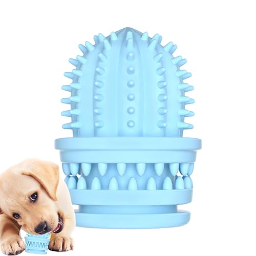 Vuggdt Hunde-Kaktus-Spielzeug, interaktives Spielzeug gegen Langeweile, sicheres interaktives Zahnreinigungsspielzeug für aggressive Kauer, kleine, mittelgroße und große Hunde von Vuggdt