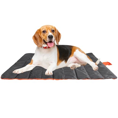 Vuggdt Hundebett für den Außenbereich, faltbares Haustierbett, Kühlmatten, große Größe, multifunktionale Matte, 100 x 70 cm, für Outdoor-Reisen, Camping, passend für kleine, mittelgroße Hunde und von Vuggdt