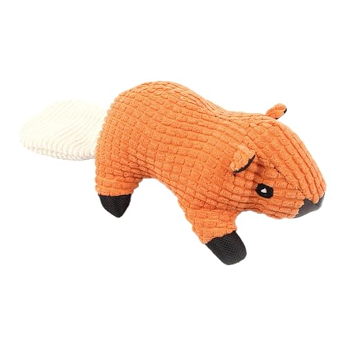 Vuggdt Squeaky Toy für Hunde, Eichhörnchen, Kauspielzeug für Welpen, mit Quietscher, Anreicherungsspielzeug, Stofftier-Hundespielzeug für Training im Innenbereich von Vuggdt