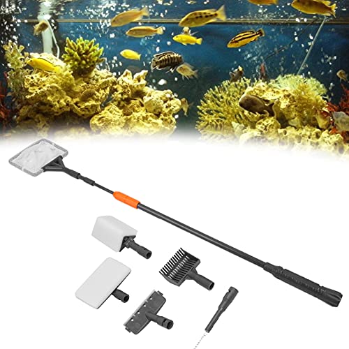 Vvikizy 6 in 1 Aquariumreinigungswerkzeugen, ABS -Aquarium -Werkzeugkit mit Langem Griff Professionell Professionelles Aquarium -Set -Aquarium -Zubehör von Vvikizy