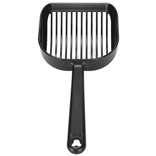 Vvikizy Katzenstreu Schaufel, Katzenstreu Scooper Tiefe Schaufel mit Sieb Löchern und Bequemem Griff 5mm Abstand Katzenstreu Schaufel für Kleine Haustiere Katzen 26x11,7x3,5 cm von Vvikizy