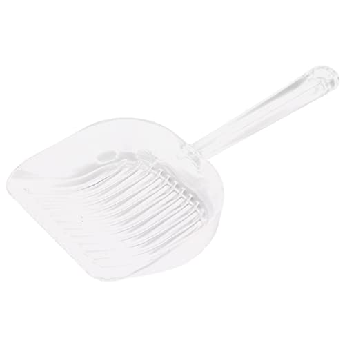 Vvikizy Katzenstreu Schaufel, Katzenstreu Scooper Tiefe Schaufel mit Sieb Löchern und Bequemem Griff 5mm Abstand Katzenstreu Schaufel für Kleine Haustiere Katzen 26x11,7x3,5 cm von Vvikizy