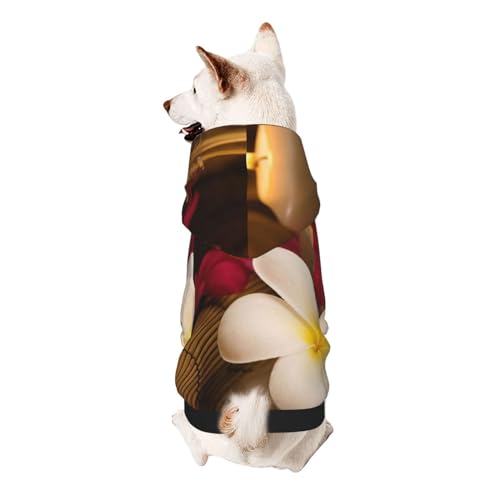 Vyonne Aromatic Candles Kapuzen-Sweatshirt für Haustiere, bezauberndes Outfit für kleine Haustiere, modisches und gemütliches Kapuzen-Sweatshirt für Ihr geliebtes Haustier von Vyonne
