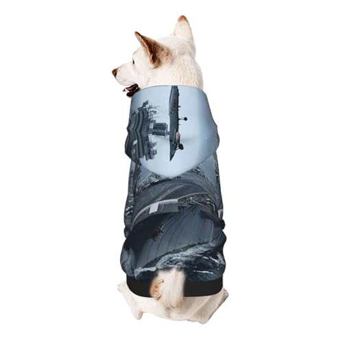 Vyonne Haustier-Sweatshirt mit Kapuze für kleine Haustiere, modisches und gemütliches Kapuzen-Sweatshirt für Ihr geliebtes Haustier von Vyonne