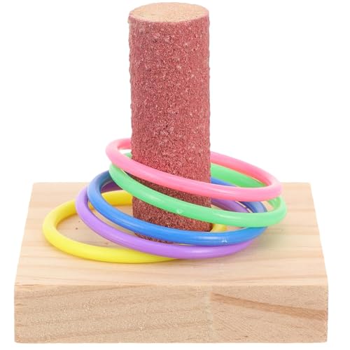 1 Set Papagei Ring Spielzeug Vogel Kauen Spielzeug Vogel Futtersuche Spielzeug Sittich Intelligenz Spielzeug Vogel Ring Wurf Spiel Vogel Intelligenz Ferule Spiel von WADY