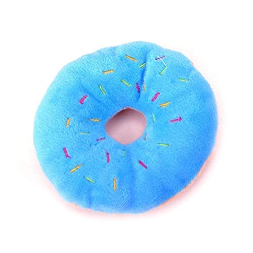 WAITLOVER Donut Hunde Spielzeug Haustier Welpen Spielen Nette Plüsch Form Liefert Donut Hund Quietschende Direkte Fabrik Liefert P0C7 von WAITLOVER