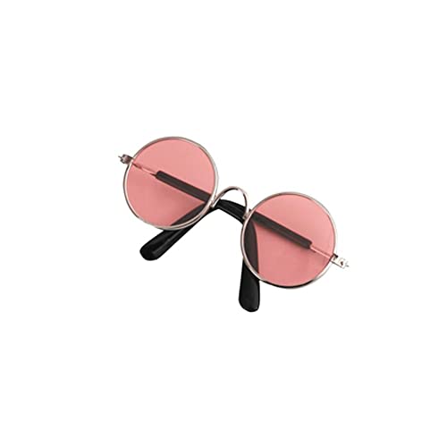 WAITLOVER Hundesonnenbrille für kleine Requisiten, Vintage-Stil, rund, reflektierend, für kleine Requisiten von WAITLOVER