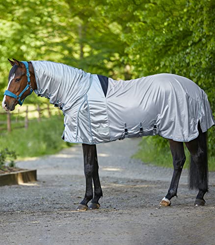 WALDHAUSEN PROTECT Ekzemer-Fliegendecke, Rückenlänge 135 cm, silbergrau von WALDHAUSEN