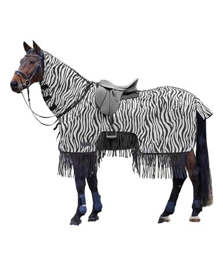 Waldhausen Fliegenausreitdecke Zebra mit Fransen, 115 cm von WALDHAUSEN