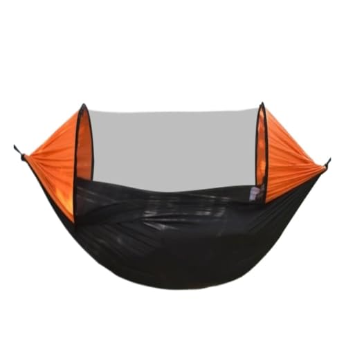 Hängematte Automatische, Schnell Zu Öffnende Stangen-Doppelschicht-Hängematte Mit Sonnenschirm, Outdoor-Camper-Doppel-Hängematte Mit Moskitonetz Hängematte im Freien(C) von WANGWANGDUI