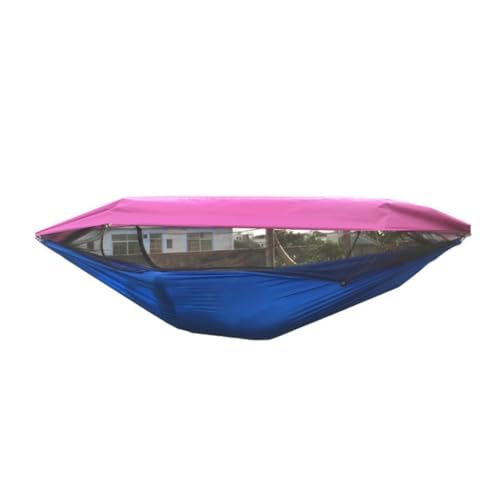 Hängematte Moskitonetz-Hängematte, Outdoor-Camping, Vollautomatische, Schnell Zu Öffnende Hängematte, Sonnenschutz, Anti-Mücken-Hängematte for Den Außenbereich Hängematte im Freien(Pink) von WANGWANGDUI