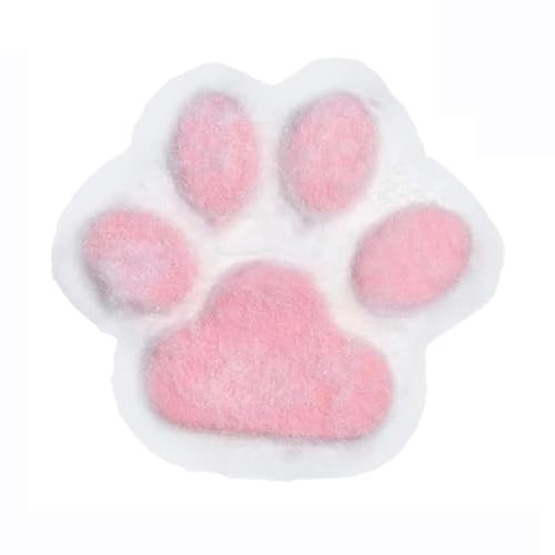 WANWEN Cat Paw Squishy, Handmade Squishy Big Cat Paw Silicone Squeeze Toys for Stress Relief, Squishy Cat Paw Squeeze Toys, Kawaii Squishies PVC Sensory Toys (Pink) von WANWEN