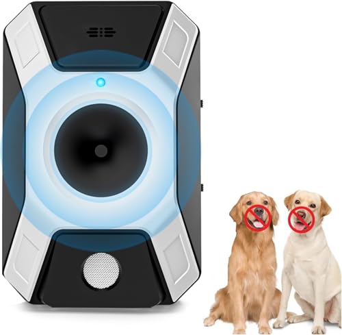 Antibell Gerät Für Hunde,Ultraschall Anti Bell Gerät Hunde,3 Modi Hund Antibell Gerät Ultraschall, Wiederaufladbares Anti-Bell-Mittel für Hunde Innen, Hundetrainings Geräte Draußen Zuhause für Kleine von WARDBES