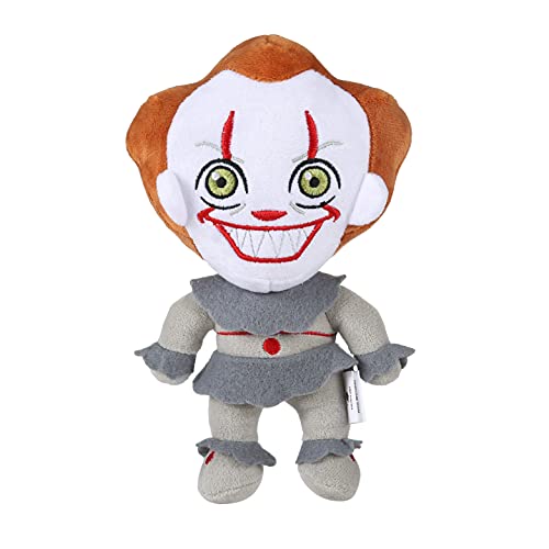 WARNER BROS IT The Movie Pennywise Plüschspielzeug für Hunde, klein, weiches und quietschendes Plüsch-Hundespielzeug, niedliches und weiches Stoff-Hundespielzeug mit Quietscher für alle Hunde, 15,2 cm von WARNER BROS