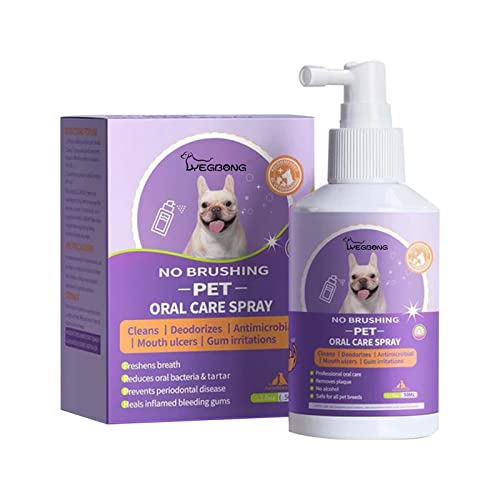 WATSKY Pet Dental Care Spray – entfernt Plaque und Zahnstein, erfrischt den Atem und beseitigt Gerüche – 50 ml von WATSKY
