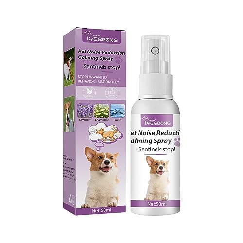 WATSKY Pet Noise Reduction Spray beruhigt Haustiere, beruhigt Emotionen, reduziert Stress, reduziert Tiergeräusche – 50 ml (verpackt) von WATSKY
