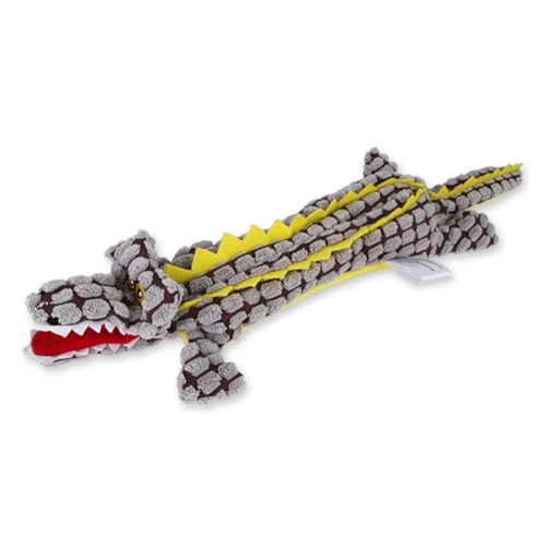 WAXCMXYH Krokodil Quietschendes Hundespielzeug, Quietschendes Krokodil-Plüsch, für aggressive Kauer, Plüsch-Krokodile, Interac-Spielzeug von WAXCMXYH