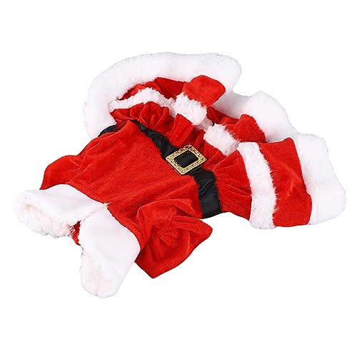 Hunde-Weihnachtskostüm, Welpenkleid, Weich, Warm, Kurzärmelig, Weihnachts-Haustierkleidung, Hunde-Weihnachtsoutfit Hunde und Katzen (XL) von WBTY