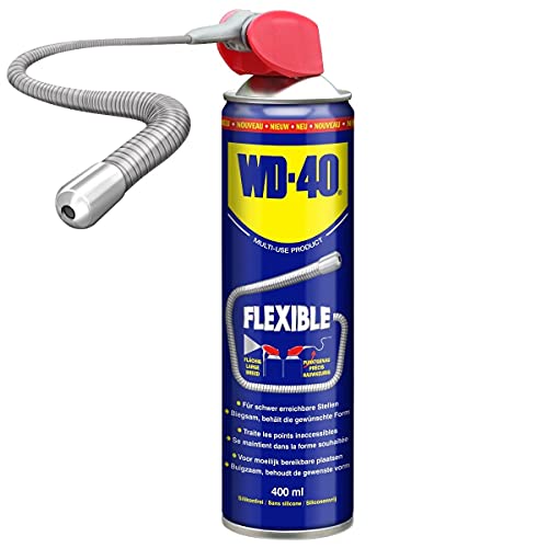 WD-40 Multifunktionsprodukt Flexible 400ml, Dose mit biegsamen Sprührohr | Schmiermittel | Kriechöl von WD-40