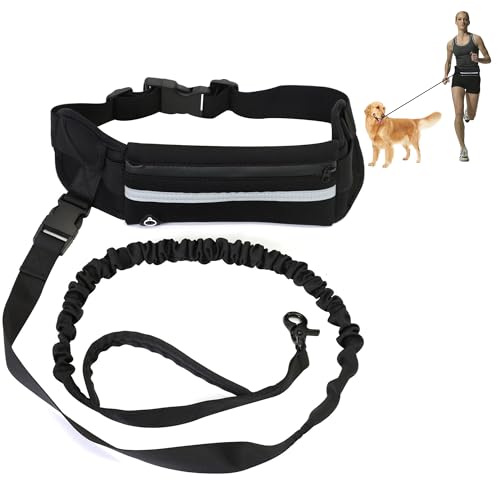 WDEC Joggingleine Hunde, Joggingleine für Hunde zum Laufen, Joggen, Joggingleine mit Bauchgurt, Bauchgurt Hundeleine zum Joggen Laufen Wandern mit Dual Griffe, Laufgürtel Hundeleine WDEC Joggingleine Hunde, Joggingleine für Hunde zum Laufen, Joggen, Joggingleine mit Bauchgurt, Bauchgurt Hundeleine zum Joggen Laufen Wandern mit Dual Griffe, Laufgürtel Hundeleine von WDEC