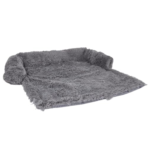 WDMT Hundedecke für das Sofa – 80 x 80 x 15 cm – wasserdichte Hundedecke – Hundebett – Haustierbett – Dunkelgrau von WDMT