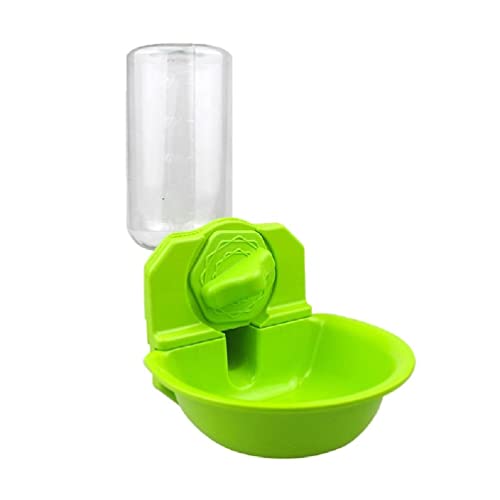 WE-HYTRE Kaninchen Wasserspender für Käfig Hängend Automatischer Wasserspender Kleintiere Wasserflasche Schüssel für Igel Hamster Hund Wasserspender für Zwinger von WE-HYTRE